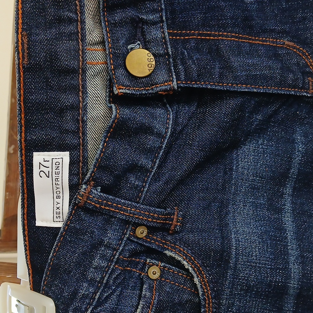 Gap 1969 Sexy Boyfriend Jeans Womens Sz 27r - Picture 4 of 6